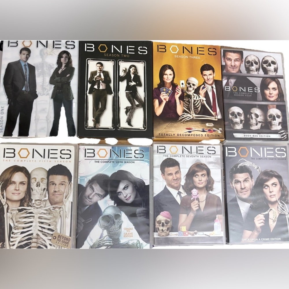 Bones Complete Series Seasons 1 - 8 DVD Crime Drama TV Show